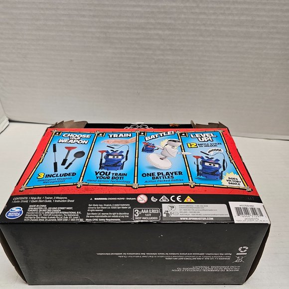 New NinjaBots Hilarious Battling Robots Blue Cobra & Trainer Head & Arms Explode - Picture 3 of 16